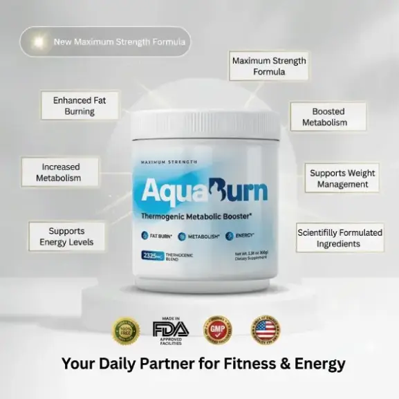 AquaBurn benefits related to metabolism and energy